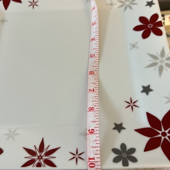 Food network 10”x10” cookie plate new without box or tag heavy porcelain plate - Picture 5 of 8